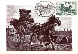 PO 02 - Maximum Card - Horse And Stagecoach - Maximumkaarten