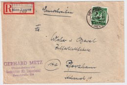 All. Bes. 1946, Not-Reco-Zettel " Neukirchen über Treysa "   , #3114 - Lettres & Documents