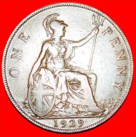* MISTRESS OF THE SEAS: UNITED KINGDOM★ PENNY 1929! LOW START★NO RESERVE! GEORGE V (1911-1936) - D. 1 Penny