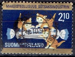 FINLAND # STAMPS FROM YEAR 1991 STANLEY GIBBONS 1264 - Oblitérés