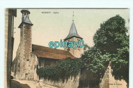 Br - 54 - NOMERY - église - RARE En COULEUR  - édition Hogron - Nomeny