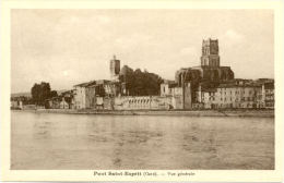 30/ CPA - Pont Saint Esprit - Vue Générale - Pont-Saint-Esprit