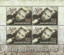 HUNGARY 2015 EVENTS 100 Years From The Birth Of ZITA SZELECZKY - Fine S/S MNH - Neufs