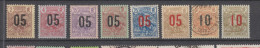 Yvert 55 / 62 * Neuf Avec Charnière Série Complète Le 61 Est Oblitéré - Unused Stamps