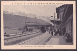 Melide Eisenbahn Stazione Gotthardbahn - Melide