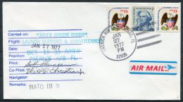 1977 USA Patrick Airforce Base Jolly Green Giant NATO 3B Space Rocket SIGNED Cover - North  America