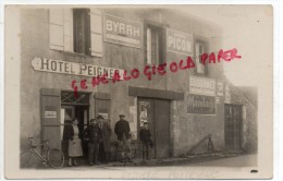 87 - BUSSIERE POITEVINE - HOTEL PEIGNER   HOTEL DE LA POSTE - CARTE PHOTO - Bussiere Poitevine