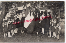 87 - BUSSIERE POITEVINE - FETE DE LA LIBERATION - CACHET PHOTOGRAPHE  RARE CARTE PHOTO - Bussiere Poitevine