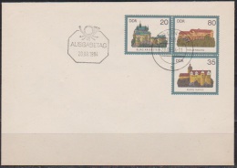 DDR Ganzsache 1984  Nr.U 1  Burgen Der DDR Ersttagstempel( D 2964 ) - Briefomslagen - Gebruikt
