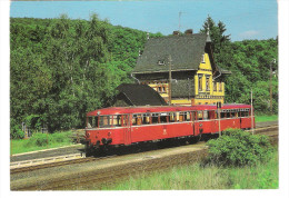 DB Schienenbus 798 597 Im Bahnhof Hohenstein - Aartalbahn -  Train - Zug - Lokomotive - Railway - Bahn - Treni