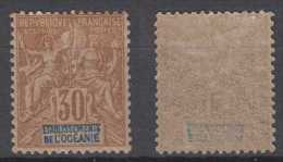 France Oceanie Mi# 9 * 30c 1892 - Unused Stamps