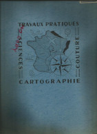 Cahier Grand Format à Ressort Travaux Pratiques Cartographie , Sciences  Années 50-60 Pas De Marque , Utilisé - T
