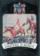 Sports - Cheveaux - Chateau D´Auros 1987 - Paarden