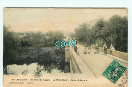 Br - 49 - THOUARCE - PRIX FIXE - Le Pont Neuf - RARE COULEUR - édition Koehren - Thouarce