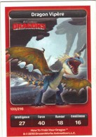 Carrefour DreamWorks 2010 N° 133/216 - Série Dragons - Dragon Vipère - Other & Unclassified