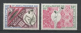 WALLIS FUTUNA 1966 PA N° 29/30 ** Neufs = MNH  TTB Cote 11,45 € Jeux Pacifique Sud Nouméa Sports - Nuovi