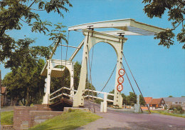 Netherlands PPC Edam Kettenbrug Chain Bridge Ketten Brücke Pont AMSTERDAM 1983 BOGENSE Denmark (2 Scans) - Edam