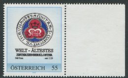 ÖSTERREICH / 8016195 / Konventsiegel Von 1487 Stift Rein / Postfrisch / ** / MNH - Personnalized Stamps
