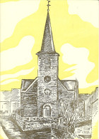 CP De SCHALTIN " église De Schaltin "   RARE - Hamois