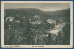 Bad Sachsa Blick Vom Pfaffenberg, Gelaufen 1929 (AK409) - Bad Sachsa