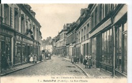 Saint-Pol ('P.-de-C.). - L La Rue D'Hesdin - Saint Pol Sur Ternoise
