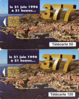 TELECARTES MONACO 50/120 Unités  377  (lot De 2) - Mónaco