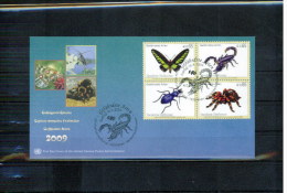 UN / UNO Wien / Vienna  2009 Michel 588-591 Animals  FDC - Storia Postale