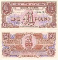 Gr. Britain P M29, 1 Pound, 1956 Suez Canal Crisis $3 CV! - Fuerzas Armadas Británicas & Recibos Especiales