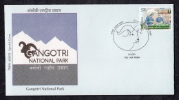 INDIA, 2014, SPECIAL COVER, Gangotri National Park, Deer, Fauna, Dehradun  Cancelled - Brieven En Documenten