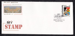 INDIA, 2011, SPECIAL COVER, MY STAMP, Jammu Stamp Show, Lalit Kala Academy, Jammu  Cancelled - Lettres & Documents
