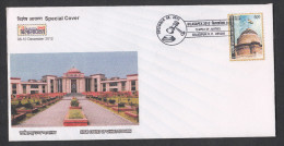 INDIA, 2012, SPECIAL COVER, Bilasapex High Court Of Chhattisgarh Judge´s Hammer Building Justice Bilaspur Cancelled - Lettres & Documents