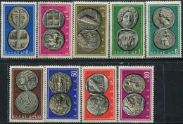 GR0227 Greece 1959 Ancient Coins 9v MNH - Neufs