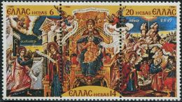 GR0248 Greece 1980 Christmas Paintings 3v MNH - Nuevos