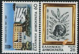 GR0260 Greece 1987 School Monuments 2v MNH - Nuevos