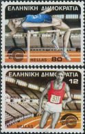 GR0262 Greece 1985 European Athletics Indoor Championships 2v MNH - Nuevos