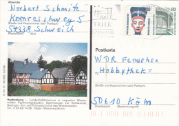 HACHENBURG OPEN-AIR MUSEUM, DORTMUND COLLIERY, PC STATIONERY, ENTIER POSTAL, 1998, GERMANY - Cartes Postales Illustrées - Oblitérées