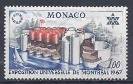 MONACO - Yvert - 727** - Cote 1 € - 1967 – Montreal (Canada)