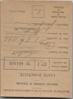 Carte D'Identité De Retraité/Ministére Du Travail Et De La Prévoyance Sociale/Savigneux/ 1912       VPN10 - Unclassified