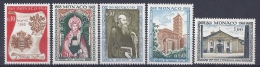 MONACO - Yvert - 744/48** - Cote 2,50 € - Centenaire De L'abbaye "Nullius Dioecesius" - Abbeys & Monasteries