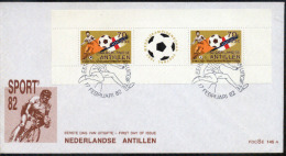 Antillas Holandesas 1982 YT BF 19. FDC Campeonato Mundial España ´82. See Desc. - Antilles