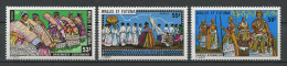 WALLIS FUTUNA 1978 N° 221 à 223 ** Neufs = MNH Superbes Cote 11.60 € Costumes Et Traditions Danses - Neufs