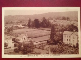 64 ARUDY Vue Générale Et Saint Michel (sans La Chapelle (RARE) - Arudy