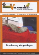 NL.- Tijdschrift - De Verzamelaar Nummerr 9 / Jaargang 62. 15 Oktober 2012 - 15 November 2012 - Sonstige & Ohne Zuordnung