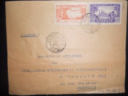 Senegal Lettre De Dakar 1935 Pour Marseille (trace D Usure, Trou D Epingle  ) - Briefe U. Dokumente