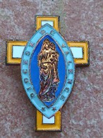 Broche Religieuse Médaille Catholique Religion Vierge A L´enfant - Religion & Esotérisme
