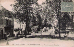 BRETENOUX 630 LE LOT ILLUSTRE LE PONT AVENUE DE BEAULIEU (HOTEL DES VOYAGEURS) 1915 - Bretenoux