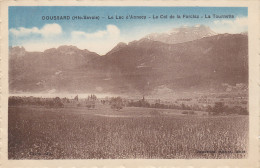 Ph-CPA Doussard (Haute Savoie) Le Lac D'Annecy Le Col De La Forclaz La Tournette - Doussard