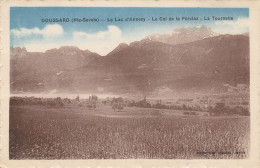 Ph-CPA Doussard (Haute Savoie) Le Lac D'Annecy Le Col De La Forclaz La Tournette - Doussard