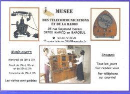 Carte Postale 59.  Marcq-en-Baroeul   Musée De La Poste Des Télécomunications Et De La Radio  Trés Beau Plan - Marcq En Baroeul