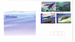 AUSTRALIE FDC  BALEINES-WWF YVERT N°2565/68 2006 - FDC